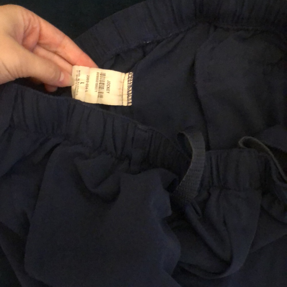 Scrub pants, jockey, navy blue, large. - Picture 3 of 3